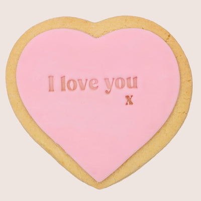 'Love You x' Iced Cookie