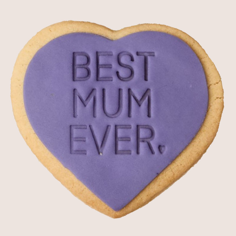 'Best Mum Ever' Iced Biscuit