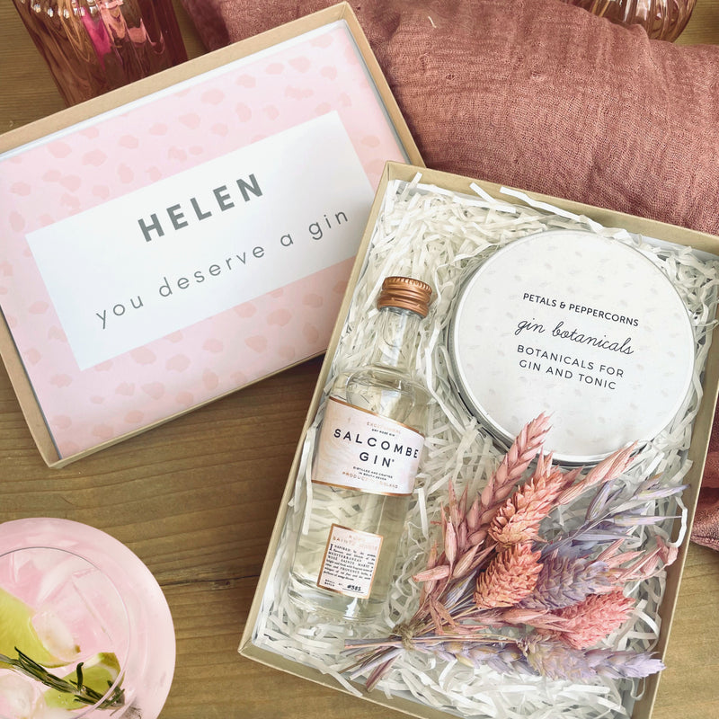 'You Deserve A Gin' Mini Letterbox Gift