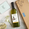 Letterbox White Wine bottle with 'Just for you' card and packaging