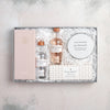 Valentine's Gin Lovers gift set containing chocolate bar, be my valentine? tealights, two gin miniatures & gin botanicals tin