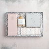 'Valentine's Night In' letterbox gift set containing chocolate bar, matches, butterscotch truffles and be my Valentine? tealights in pink design